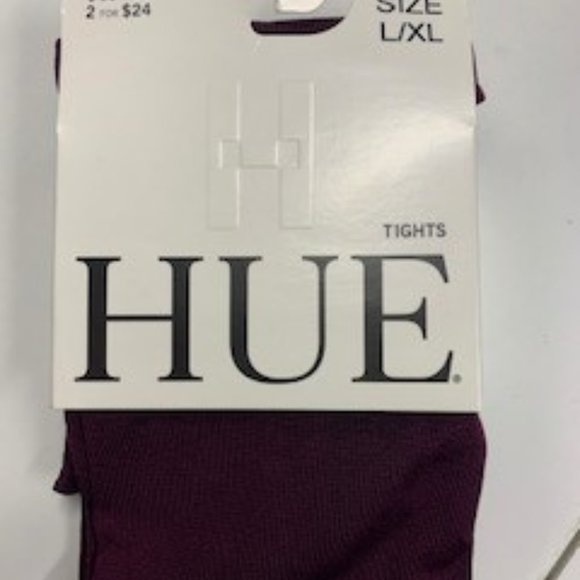 HUE Other - NWT: Hue deep burgundy tights